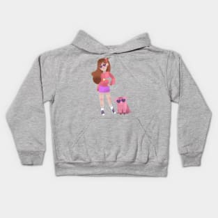 Cool Mabel and Waddles Kids Hoodie